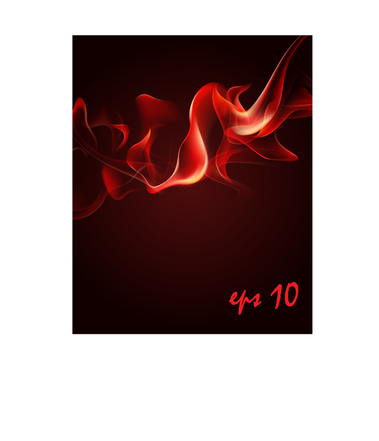 free vector Vector 3 flame red smoke